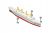 HMHS Britannic + miny – Model 3D - 269mm (1:1000) - metalowe wstawki!
