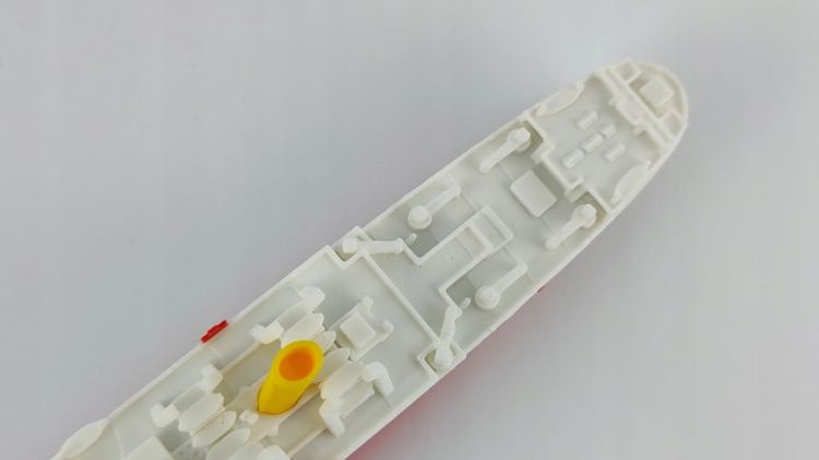 HMHS Britannic + miny – Model 3D - 269mm (1:1000) - metalowe wstawki!