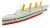 HMHS Britannic - Model druk 3D - 269mm (Skala 1:1000) - metalowe wstawki!