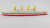 HMHS Britannic + miny – Model 3D - 345mm (1:780) - metalowe wstawki!