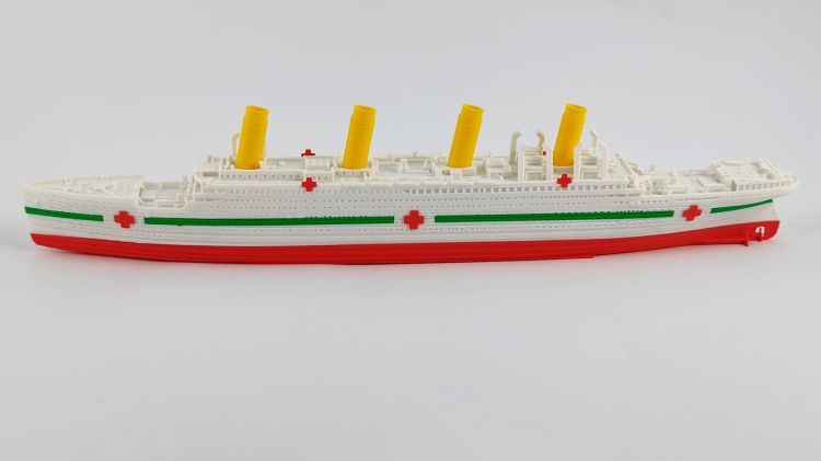 HMHS Britannic + miny – Model 3D - 345mm (1:780) - metalowe wstawki!