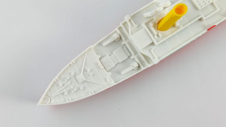 HMHS Britannic + miny – Model 3D - 345mm (1:780) - metalowe wstawki!