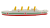 HMHS Britannic - Model druk 3D - 345mm (Skala 1:780) - metalowe wstawki!