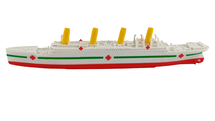HMHS Britannic - Model druk 3D - 345mm (Skala 1:780) - metalowe wstawki!