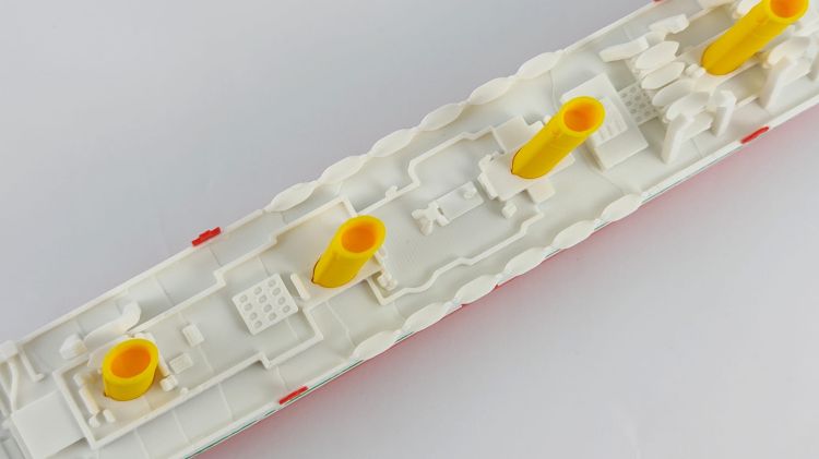 HMHS Britannic - Model druk 3D - 345mm (Skala 1:780) - metalowe wstawki!