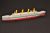 HMHS Britannic - Model druk 3D - 345mm (Skala 1:780) - metalowe wstawki!