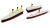 RMS Titanic 345 łamany + RMS Carpathia 220 - metalowe wstawki