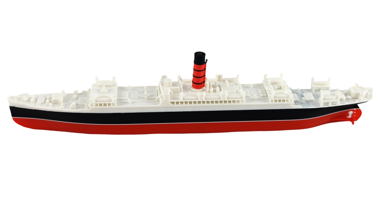 Zestaw - RMS Titanic 345 + RMS Carpathia 220 - metalowe wstawki