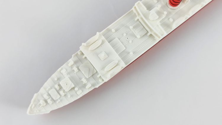 Zestaw - RMS Titanic 345 + RMS Carpathia 220 - metalowe wstawki