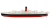 RMS Carpathia – druk 3D - 345mm (Skala 1:200) - metalowe wstawki!