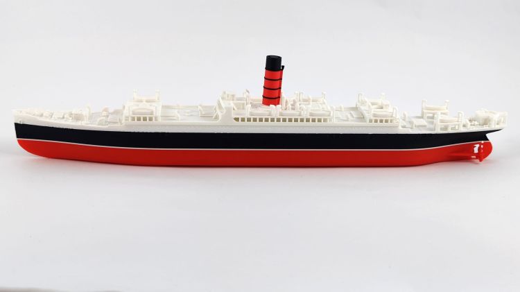 RMS Carpathia – druk 3D - 345mm (Skala 1:200) - metalowe wstawki!
