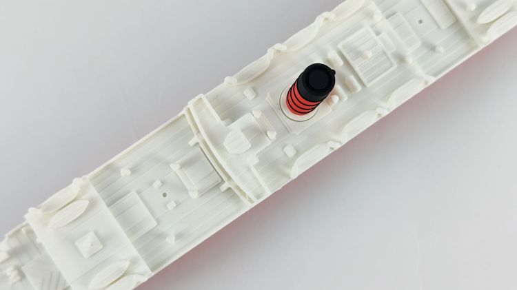 RMS Carpathia – druk 3D - 345mm (Skala 1:200) - metalowe wstawki!