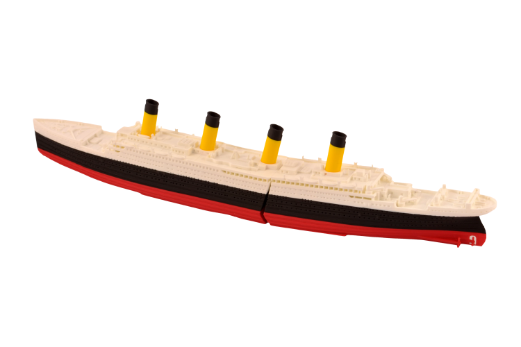 RMS Titanic model łamany z magnesami! – 345 mm (Skala 1:780)