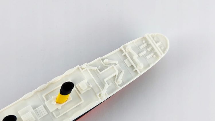 RMS Olympic – Model 3D - 269mm (1:1000) - z czarną podstawą magnetyczną!