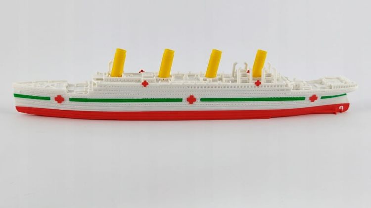 HMHS Britannic – Model 3D - 269mm (1:1000) - czarna podstawa magnetyczna!