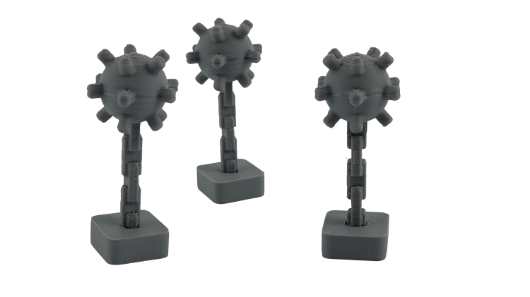 Zestaw min morskich - druk 3D - do modelu Britannic 269mm (Skala 1:1000)