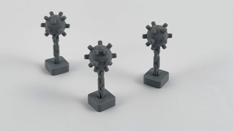 Zestaw min morskich - druk 3D - do modelu Britannic 269mm (Skala 1:1000)