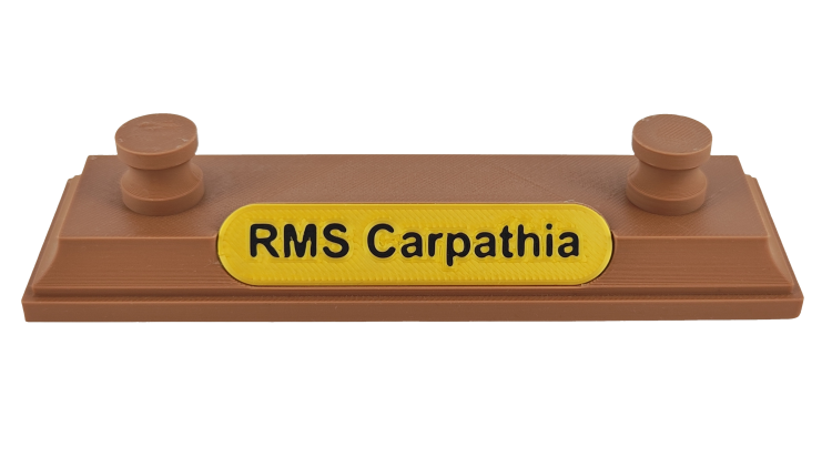 Magnetyczna podstawka pod modele RMS Carpathia (220 mm i 345 mm) - czarna