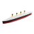 RMS Olympic – Model 3D - 269mm (1:1000) - z czarną podstawą magnetyczną!