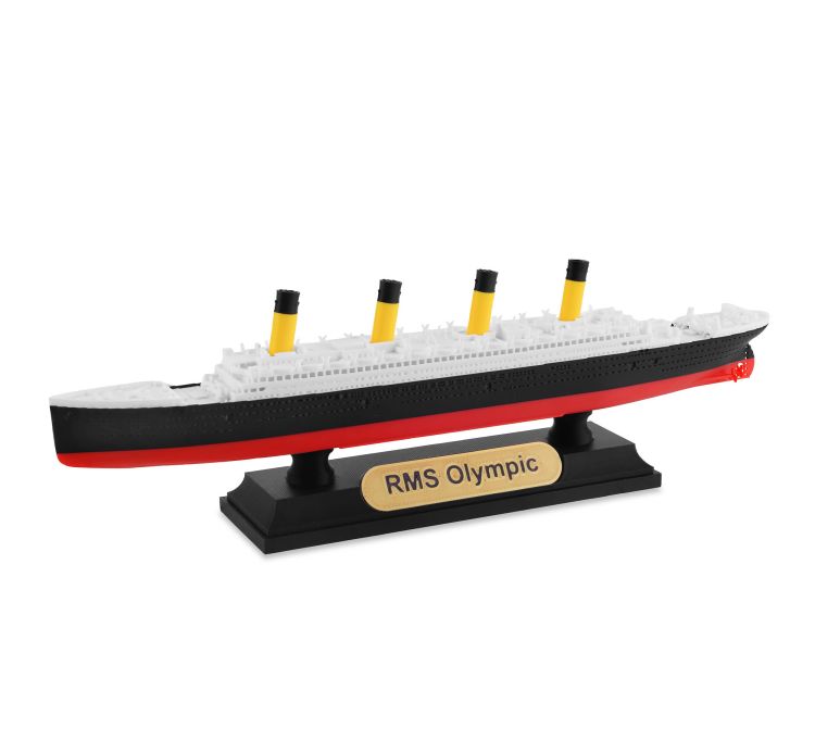 RMS Olympic – Model 3D - 269mm (1:1000) - z czarną podstawą magnetyczną!