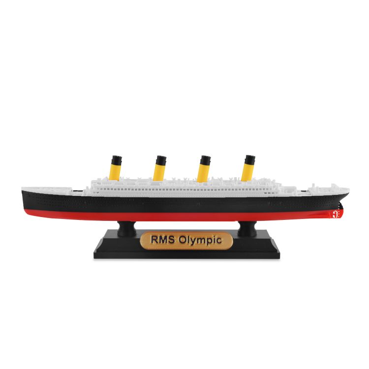 RMS Olympic – Model 3D - 269mm (1:1000) - z czarną podstawą magnetyczną!