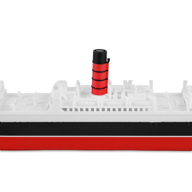 RMS Carpathia – druk 3D - 345mm (Skala 1:200) - metalowe wstawki!