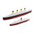 Zestaw - RMS Titanic 345 + RMS Carpathia 220 - metalowe wstawki