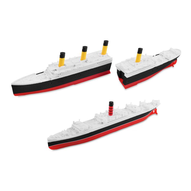 RMS Titanic 345 łamany + RMS Carpathia 220 - metalowe wstawki