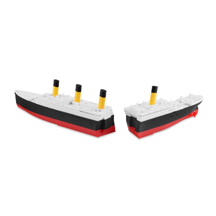 RMS Titanic 345 łamany + RMS Carpathia 220 - metalowe wstawki