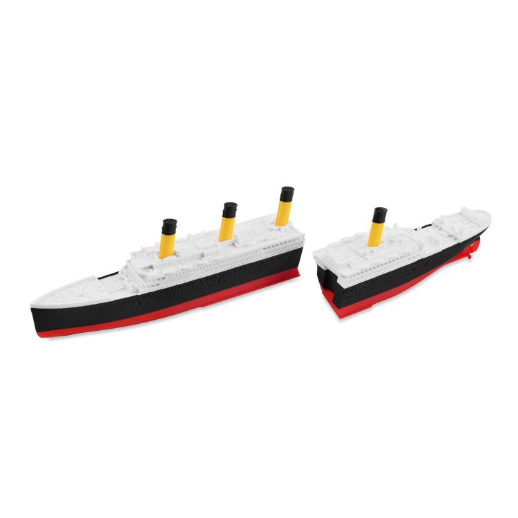 RMS Titanic 345 łamany + RMS Carpathia 220 - metalowe wstawki