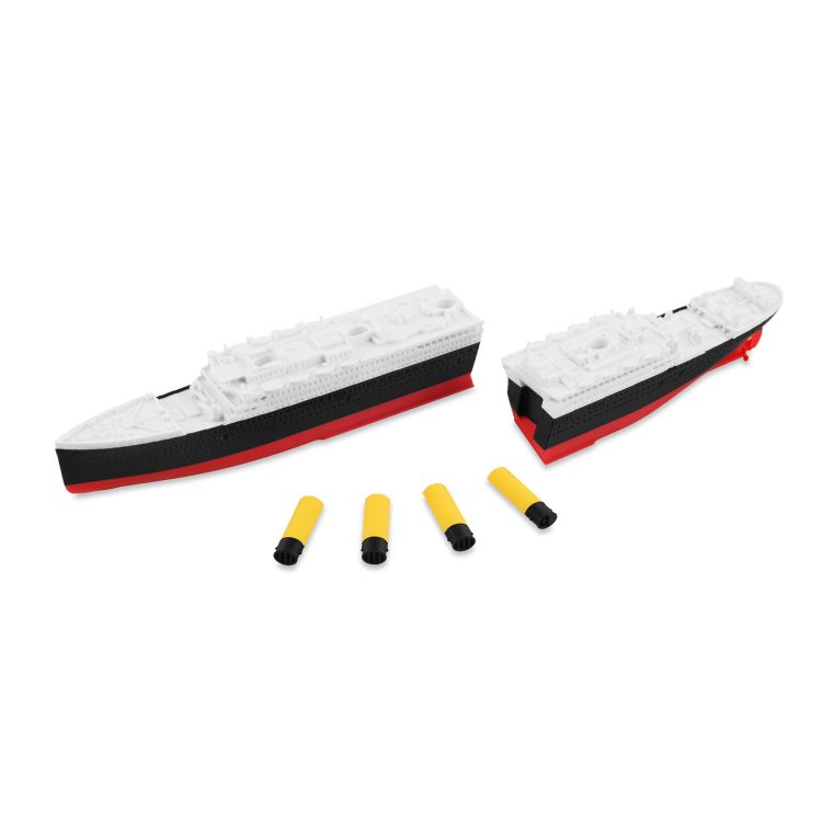 RMS Titanic 345 łamany + RMS Carpathia 220 - metalowe wstawki