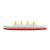 HMHS Britannic + miny – Model 3D - 345mm (1:780) - metalowe wstawki!