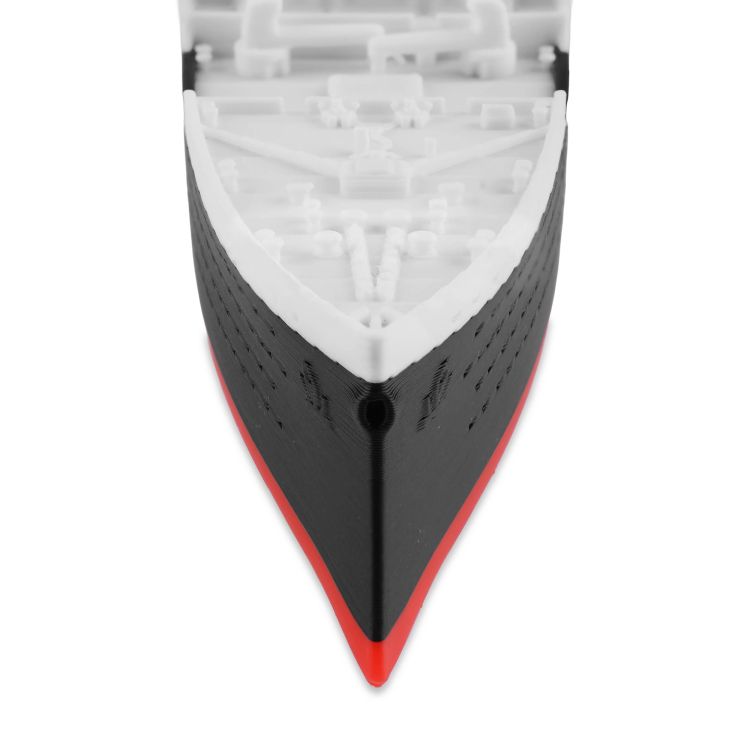 RMS Tytanic + góra lodowa – Model 3D - 269mm (1:1000) - metalowe wstawki!