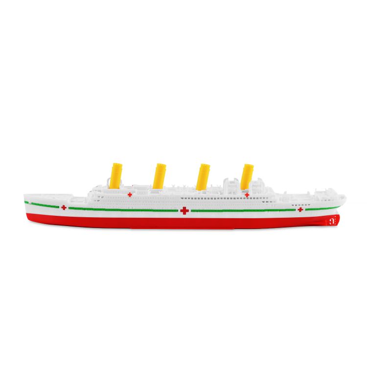 HMHS Britannic + miny – Model 3D - 269mm (1:1000) - metalowe wstawki!