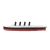 RMS Lusitania 1915 – model druk 3D - 31cm (Skala 1:780) - metalowe wstawki!