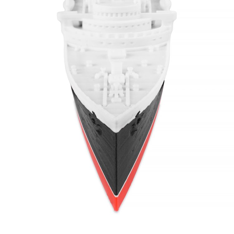 RMS Lusitania 1915 – model druk 3D - 31cm (Skala 1:780) - metalowe wstawki!