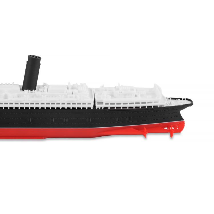 RMS Lusitania 1915 – model druk 3D - 24cm (Skala 1:1000) - metalowe wstawki!