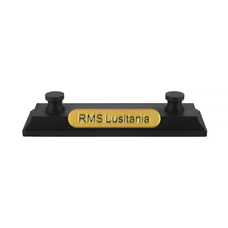 Magnetyczna podstawka pod modele RMS Lusitania (240 mm i 310 mm) - czarna
