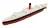 Zestaw - RMS Titanic 345 + RMS Carpathia 220 - metalowe wstawki